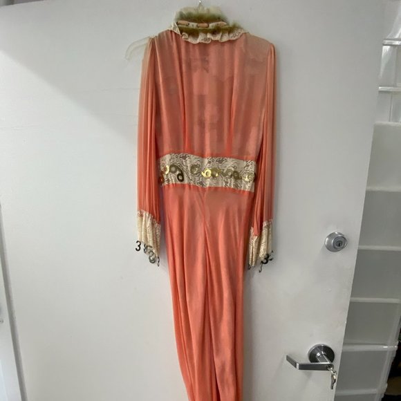 Meghan Peach silk robe, no size - Picture 2 of 2
